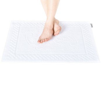 Koupelnový koberec bílý Kontrast