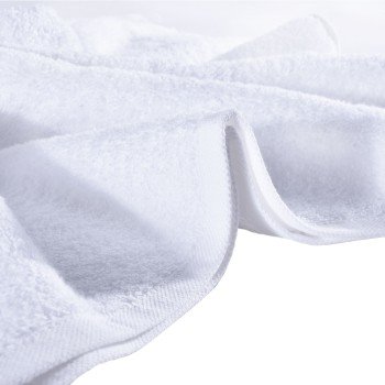 Sada ručníky bavlněné bílé 10 ks 50 x 100 cm EMI