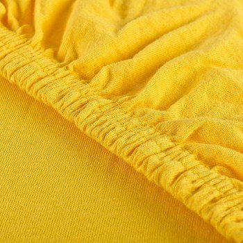 Prostěradlo světle žluté jersey EMI