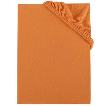 Prostěradlo oranžové meruňkové jersey EMI