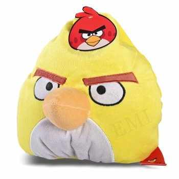 Dekorativní polštář Angry Birds žlutý