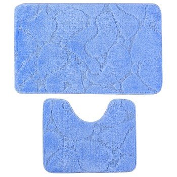 Koupelnové předložky set 2 kusů Merga modré