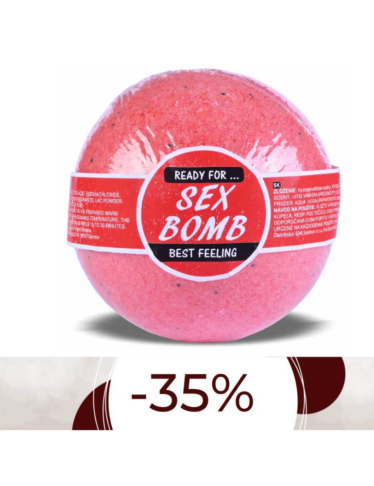 Bomba do koupele Sex Bomb jahoda 120 g